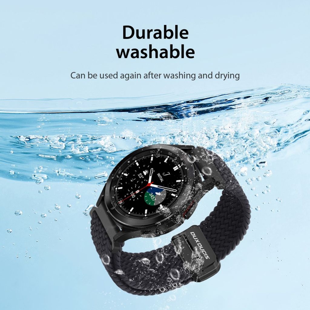 DUX DUCIS Huawei Watch GT4/GT3//GT2/GT2 Pro jne. Kellonranneke nailonia – Musta