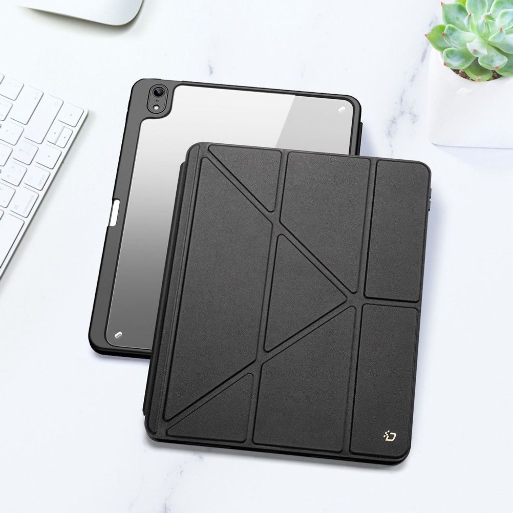 Dux Ducis iPad A16 11" 2025/10.9" 2024 Etui med avtakbart beskyttelsesdeksel/stativ - Svart