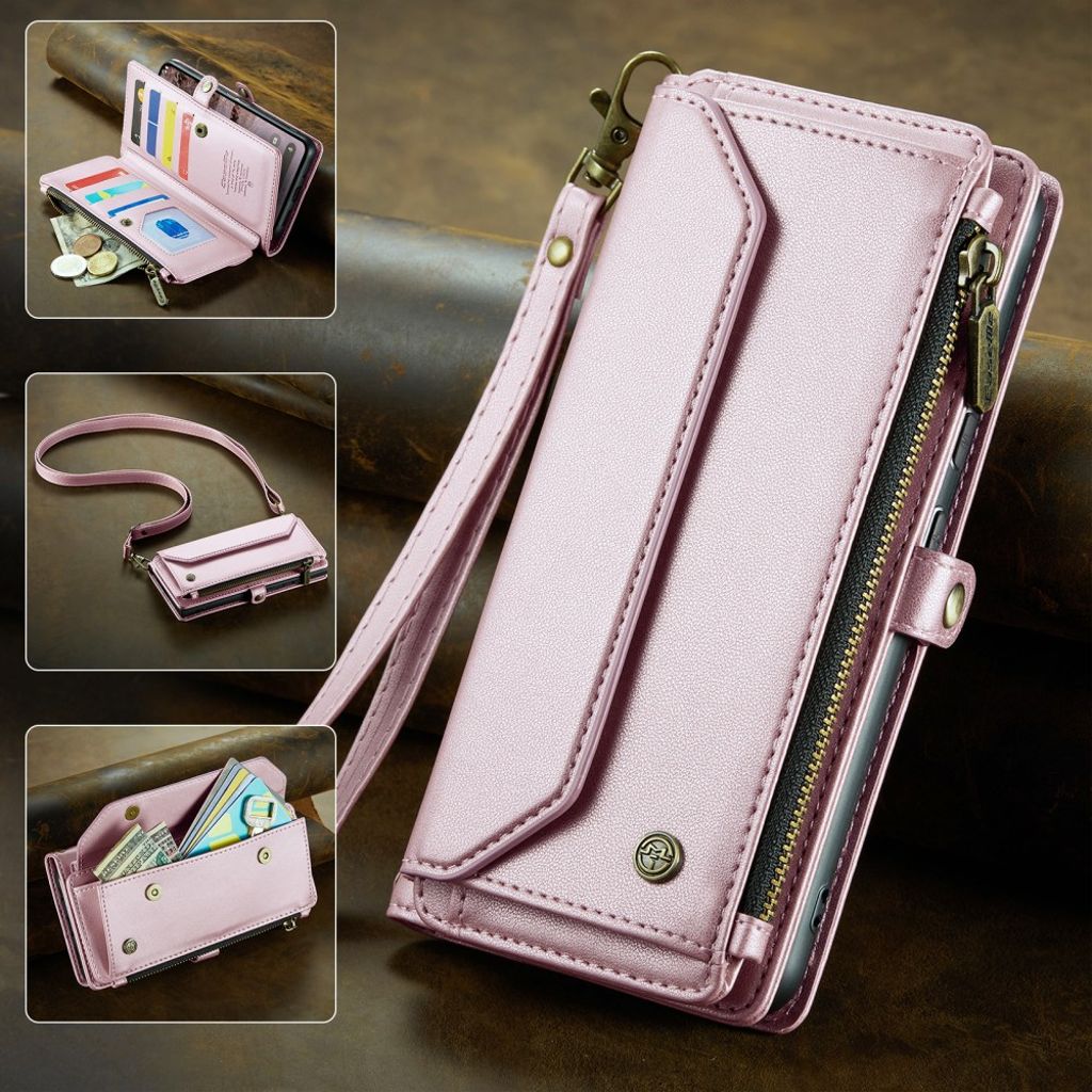 CASEME Google Pixel 10 Pro XL Fodral med 10 Kortfack - Rosa