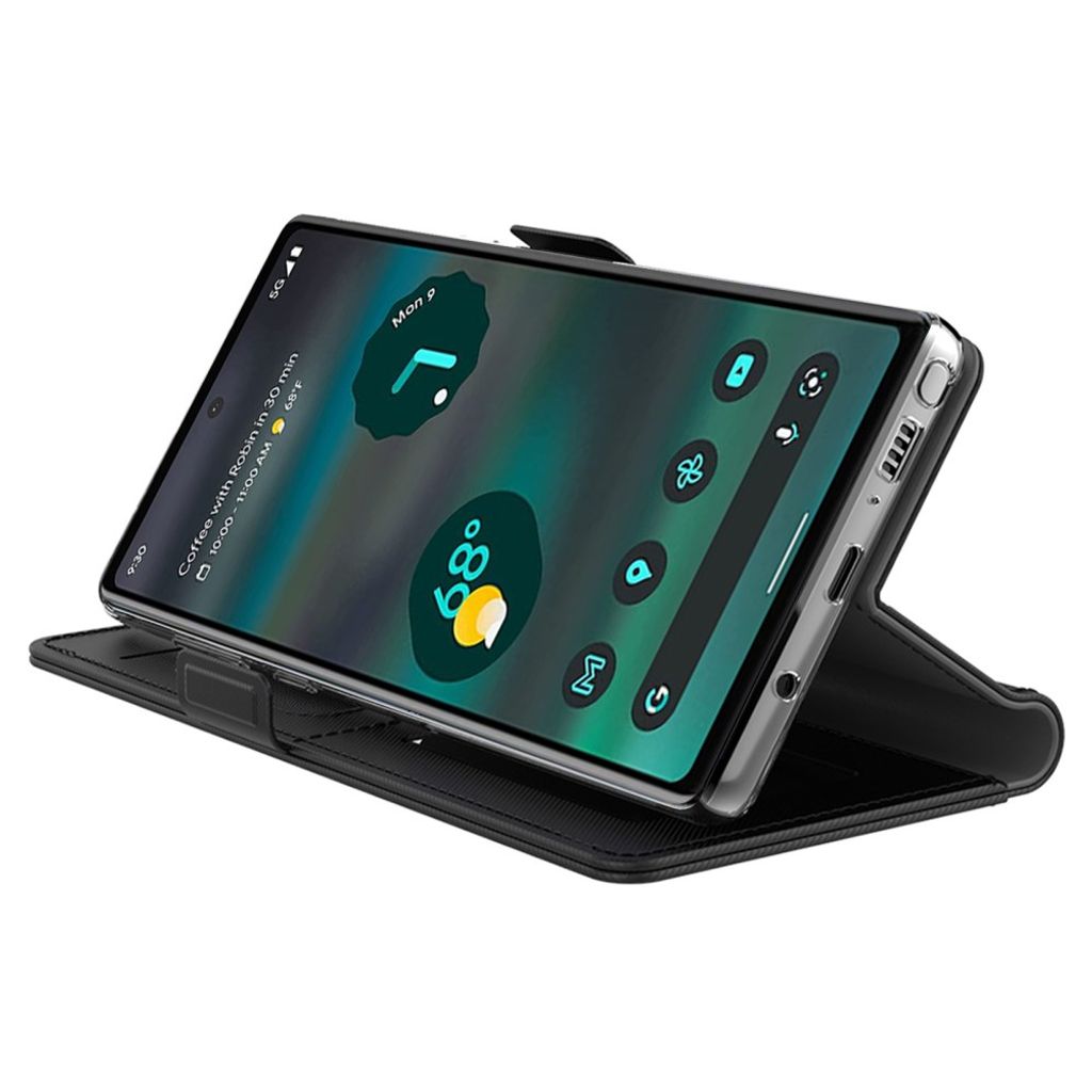 Google Pixel 11 Pro LommebokCover i PU skinn - Svart
