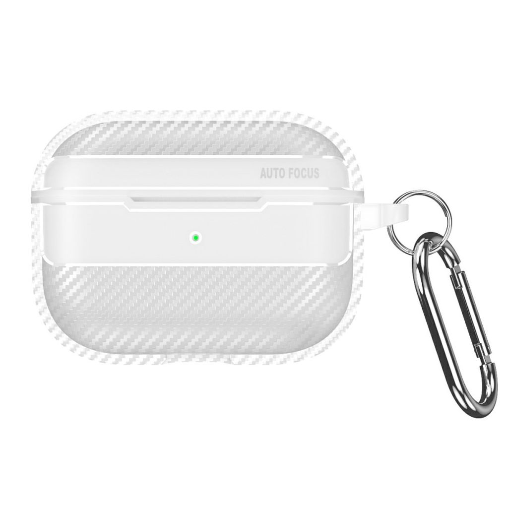 Apple AirPods Pro 3 Cover med Krog - Gennemsigtig