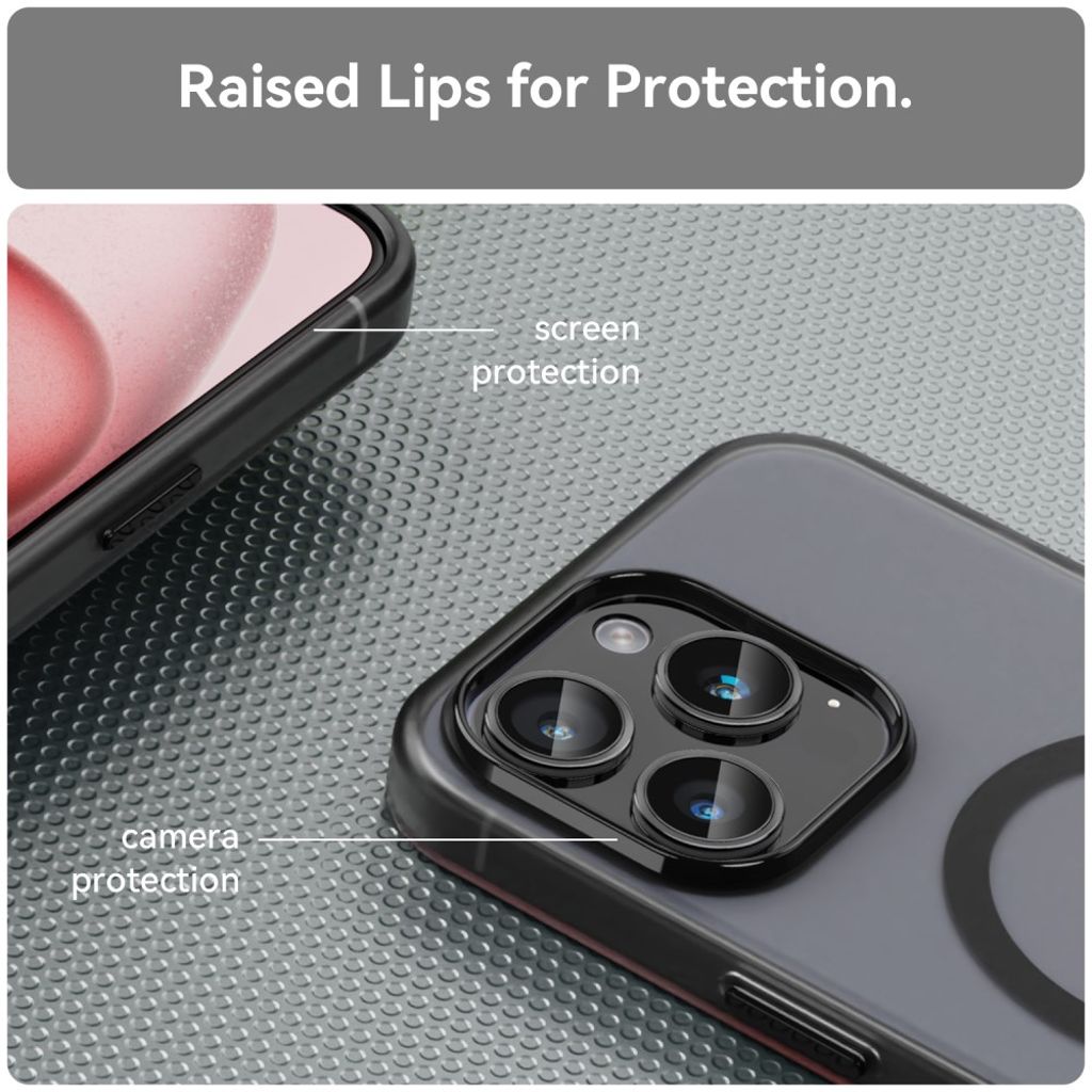 iPhone 15 Pro Max MagSafe Kuori - Musta