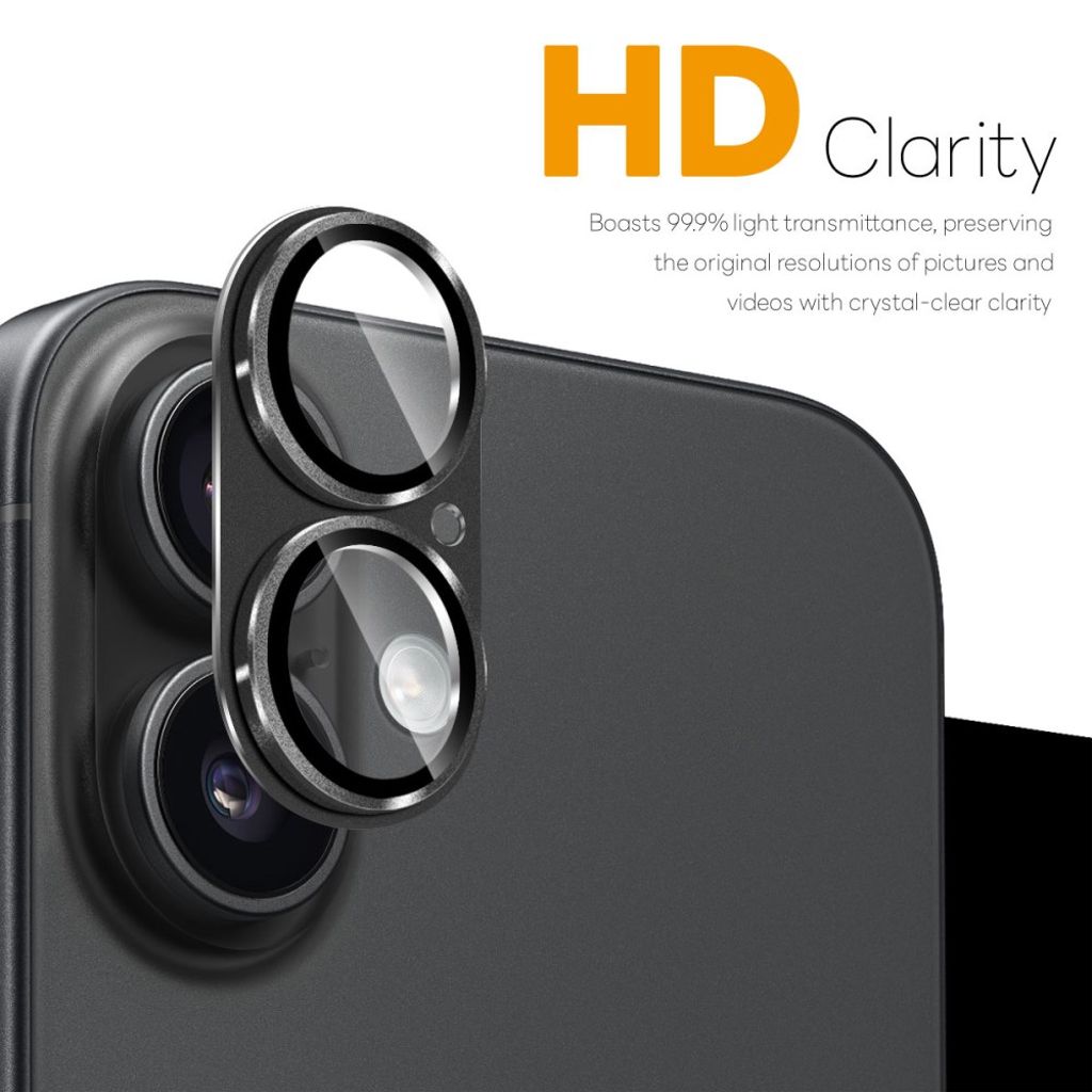 NORTHJO iPhone 17 Lens protector - Black