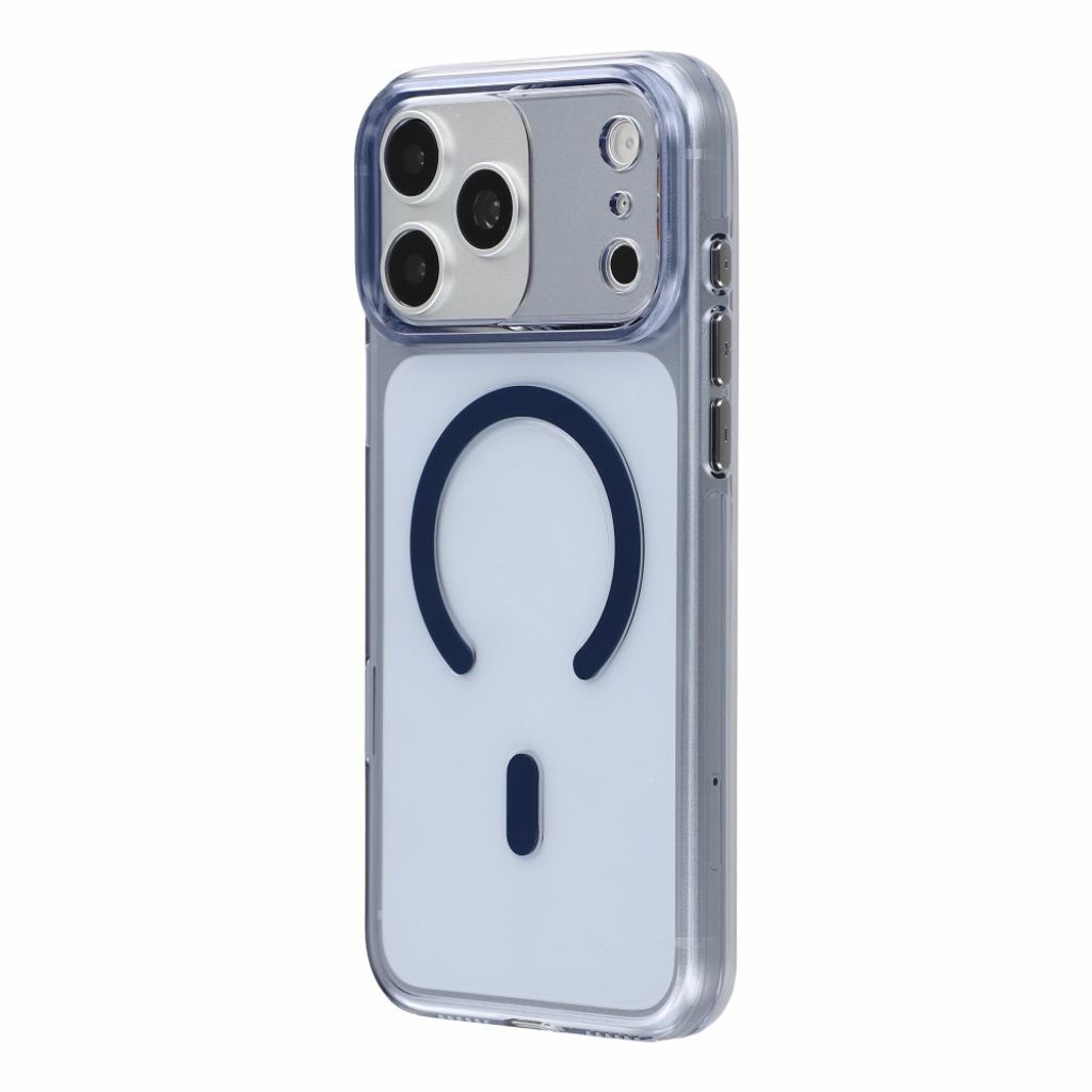 JAUCASE iPhone 18 Pro Max/17 Pro Max MagSafe Kuori - Läpinäkyvä/Sininen