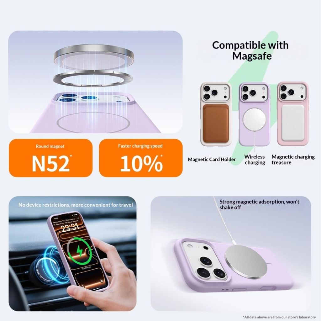 MagSafe-etui til iPhone 18 Pro Max og iPhone 17 Pro Max - Sort