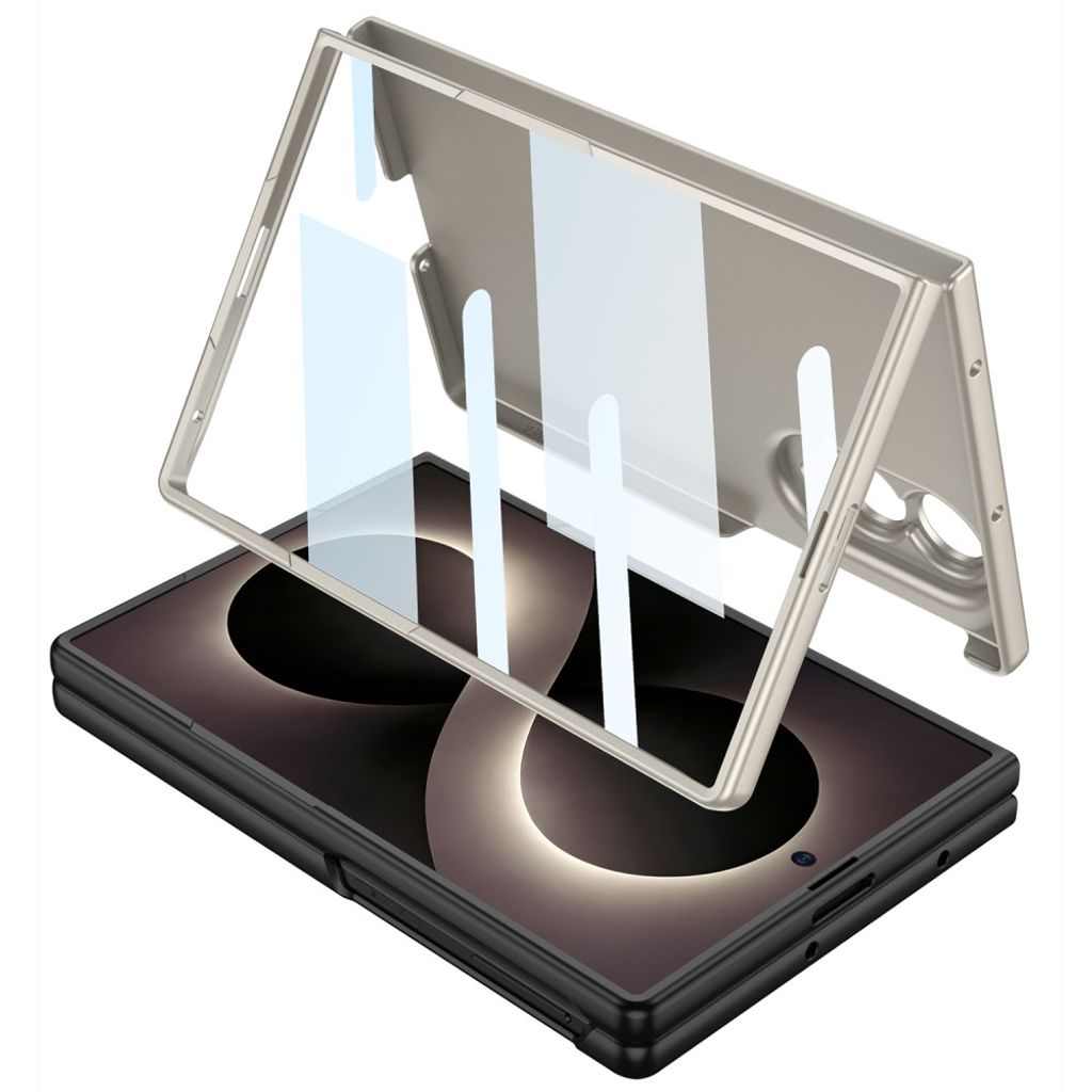 GKK Samsung Galaxy Z Fold8 Deksel med Herdet Glass Skjermbeskytter - Militærgrønn