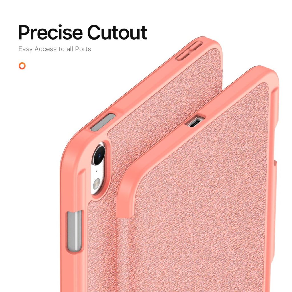 DUX DUCIS iPad Mini (2026) Tri-Fold Kuori - Vaaleanpunainen