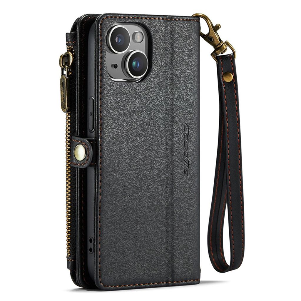 iPhone 13 Wallet Cover Card Slots - Black