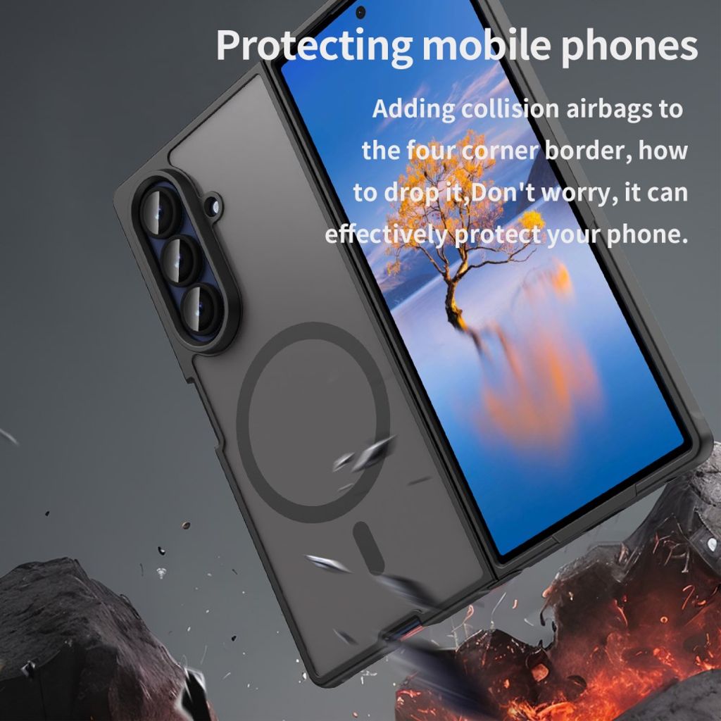 Samsung Galaxy Z Fold7 5G Skal MagSafe-kompatibel - Svart