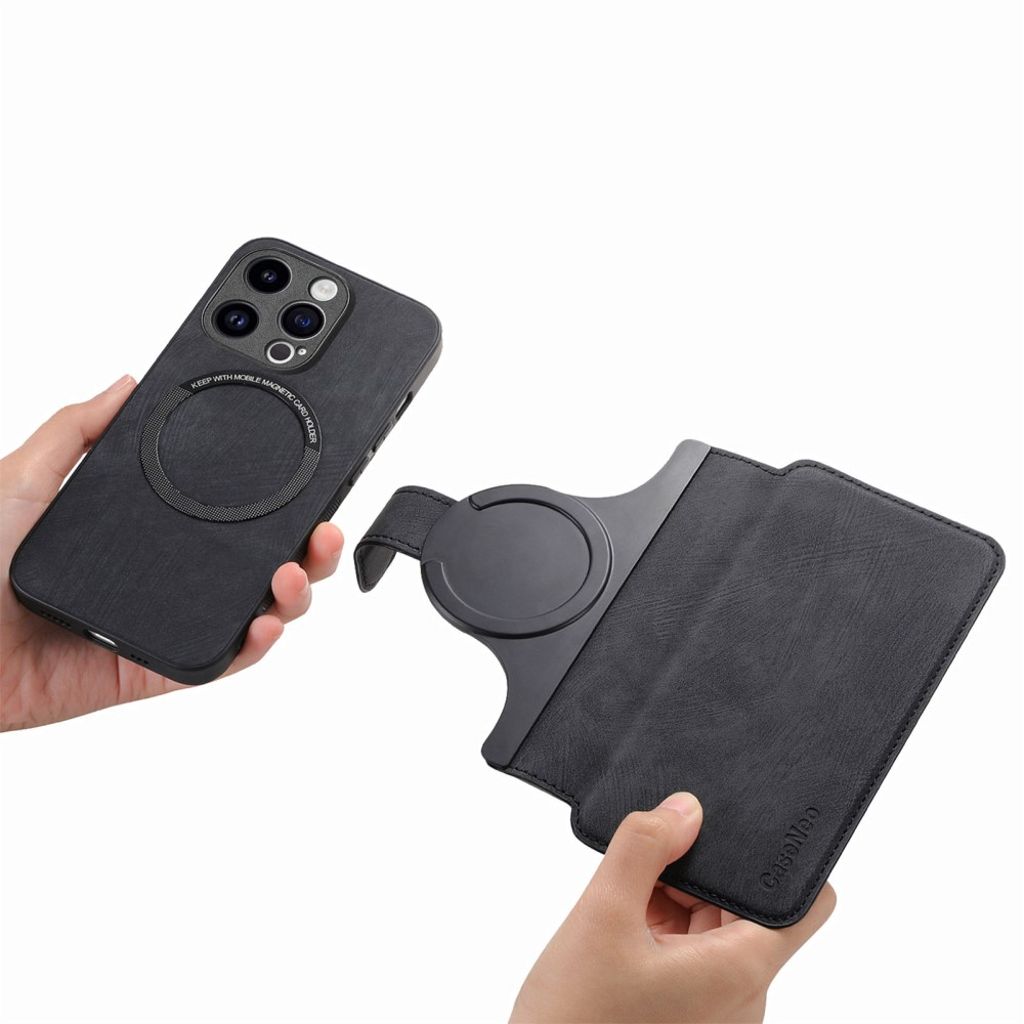 CASENEO iPhone 12 Pro Max Etui med Stativ - Sort