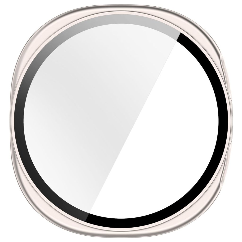 Samsung Galaxy Watch9 44mm Deksel med skjermbeskytter i glass - Starlight
