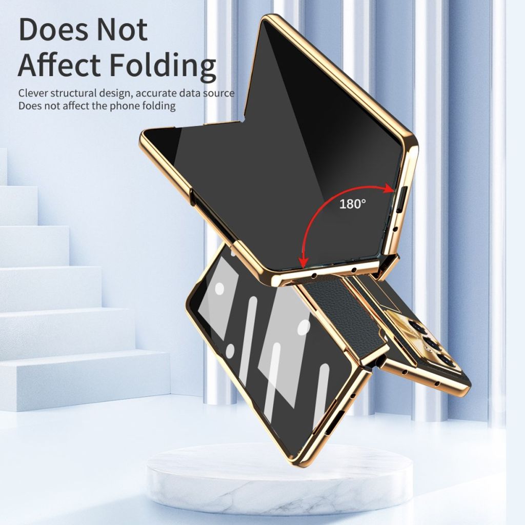 Samsung Galaxy Z Fold7 5G Skal med skärmskydd - Gul + Svart