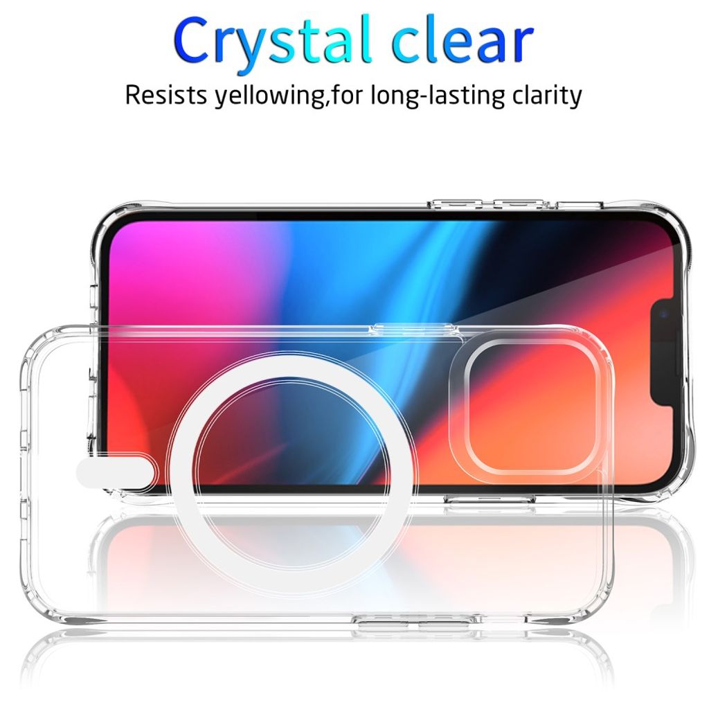 iPhone 15 Case MagSafe Compatible - Transparent