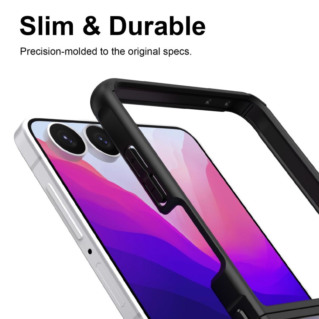 Samsung Galaxy Z Flip8 Matteret Cover - Sort