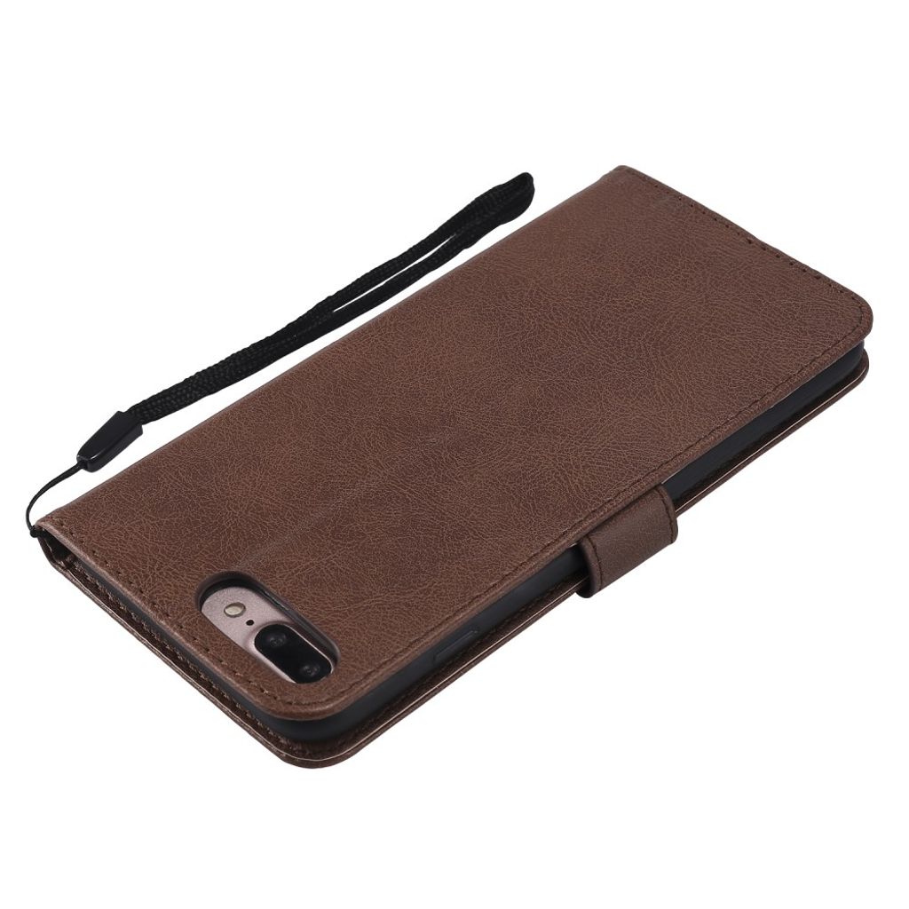 iPhone 7 Plus / 8 Plus Kotelo Korttipaikka - Ruskea