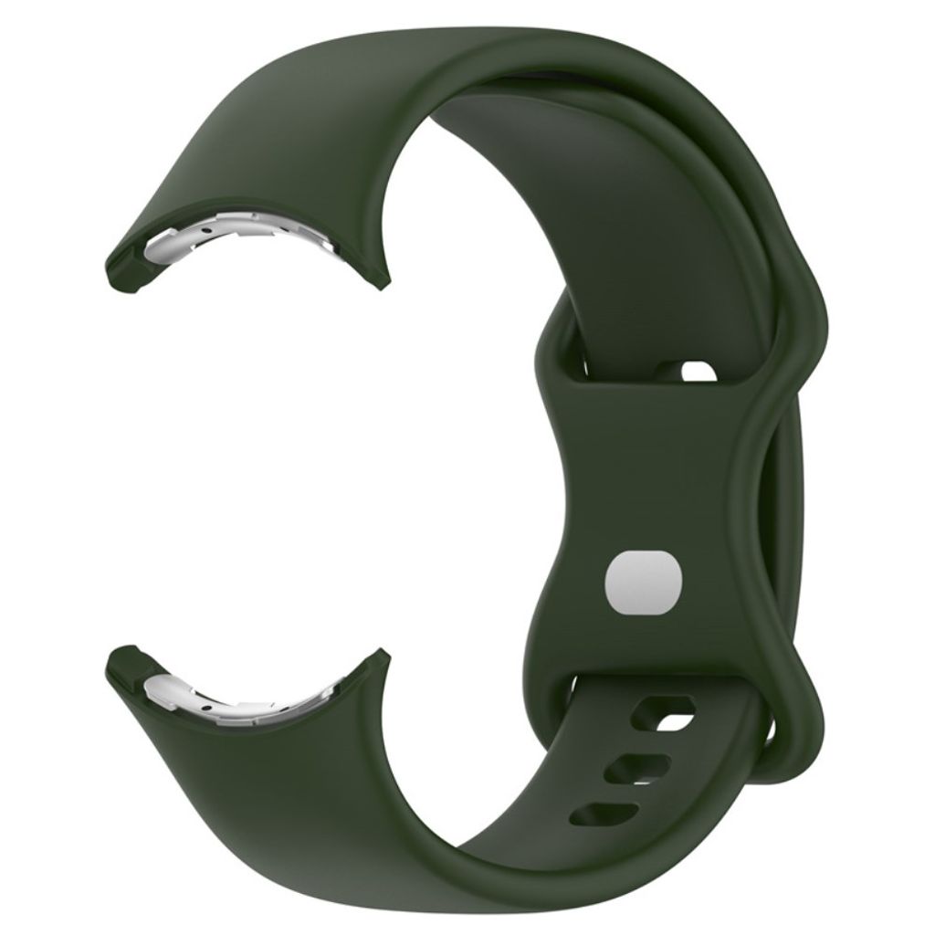 Google Pixel Watch 3 41 mm Kellonranneke, Silikoni - tummanvihreä