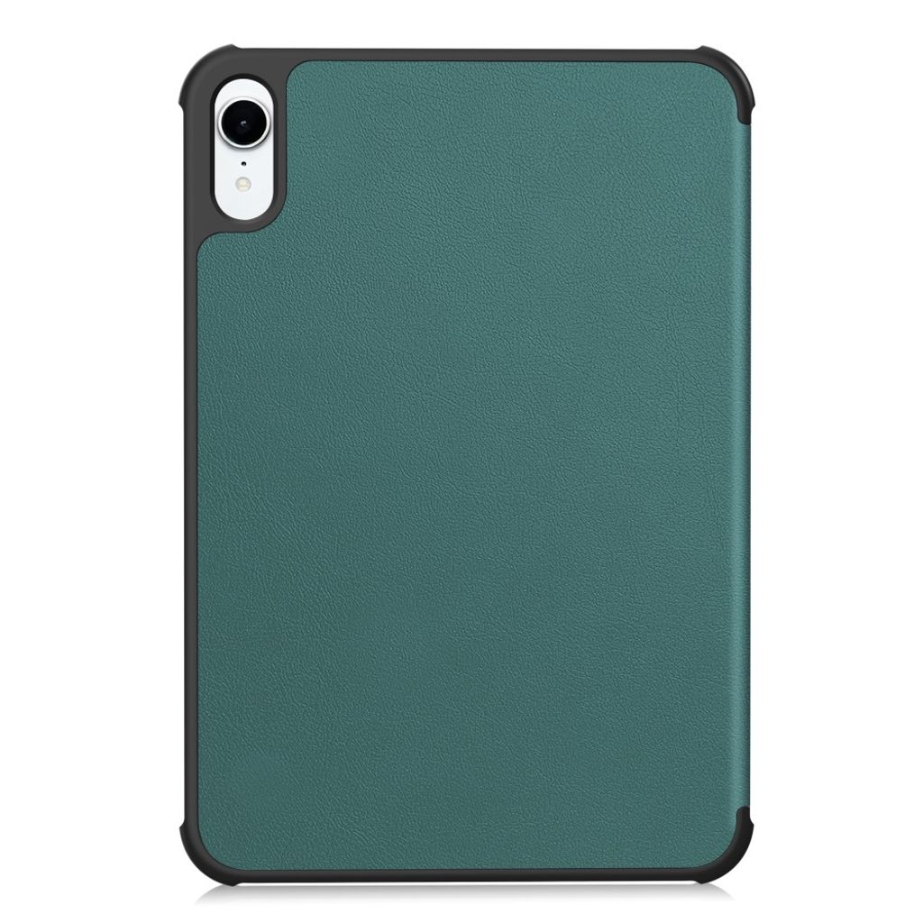 iPad Mini (2026) Tri-fold kotelo PU-nahkaa - Blackish Green