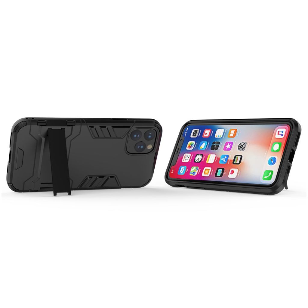 iPhone 11 Pro Telefoncover med Stativ - Sort