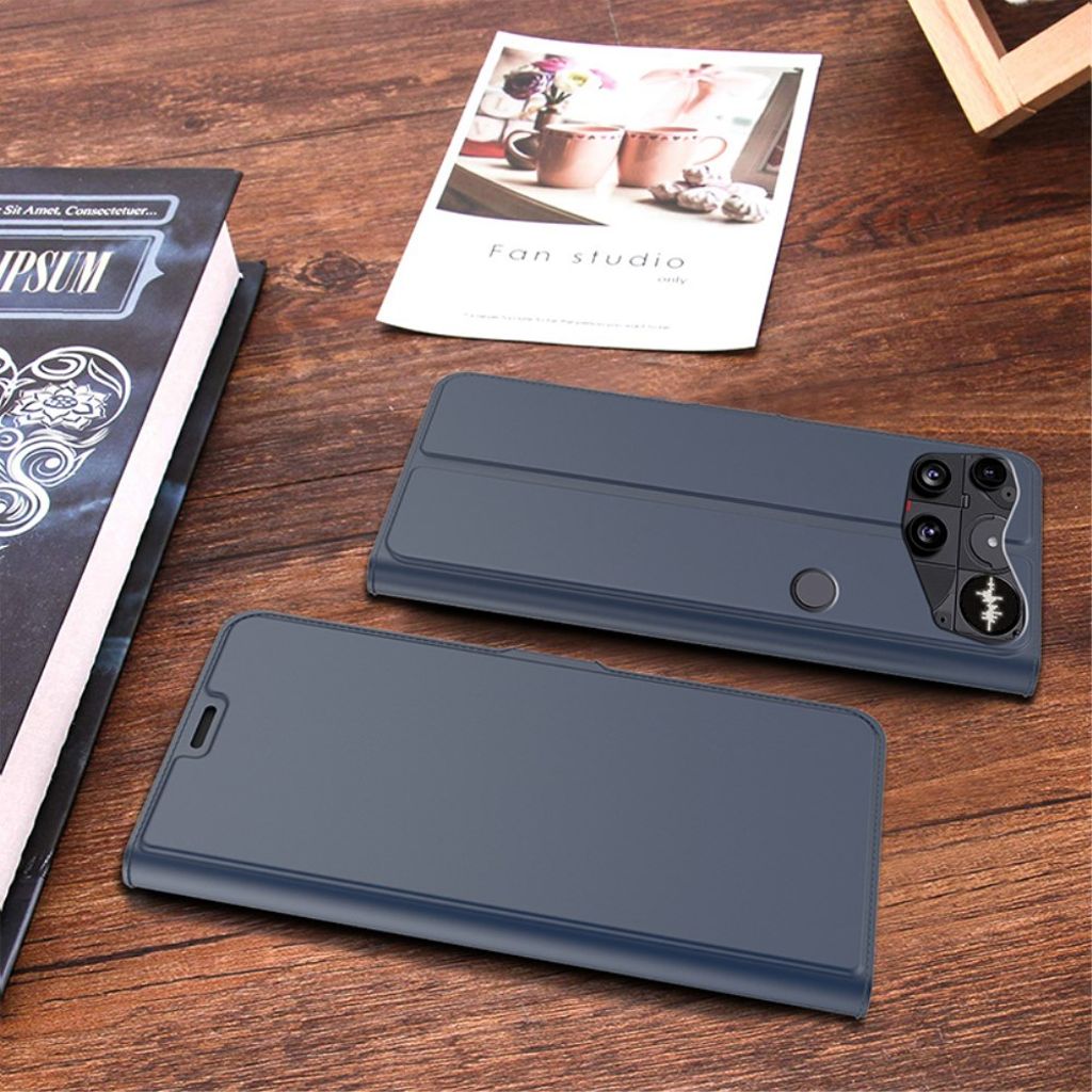 Nothing Phone (3) 5G Wallet Cover Card Holder Stand - Blue