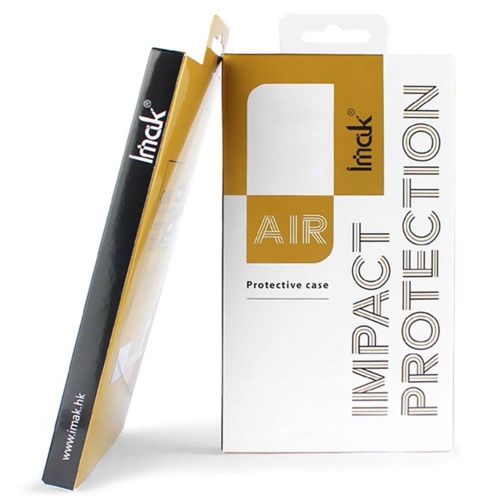 IMAK iPhone XS Max Cover med Skærmbeskyttelse – Gennemsigtig