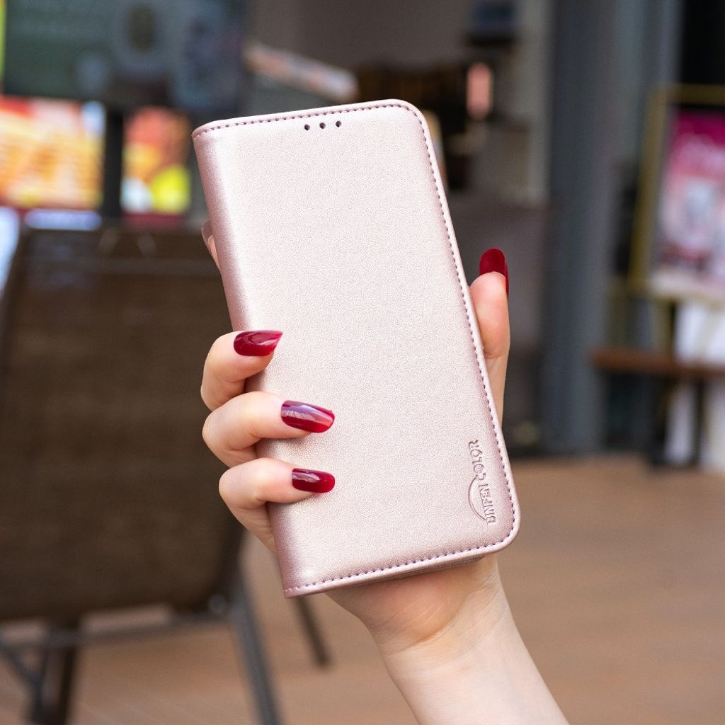 BINFEN COLOR iPhone 16 Wallet Cover – Pink