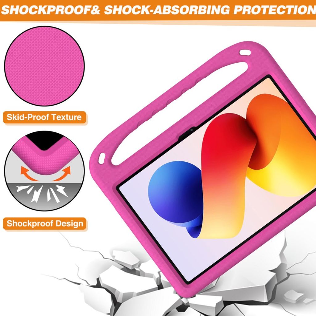 Xiaomi Redmi Pad 2 Pro Deksel Håndtak Stativ - Rose