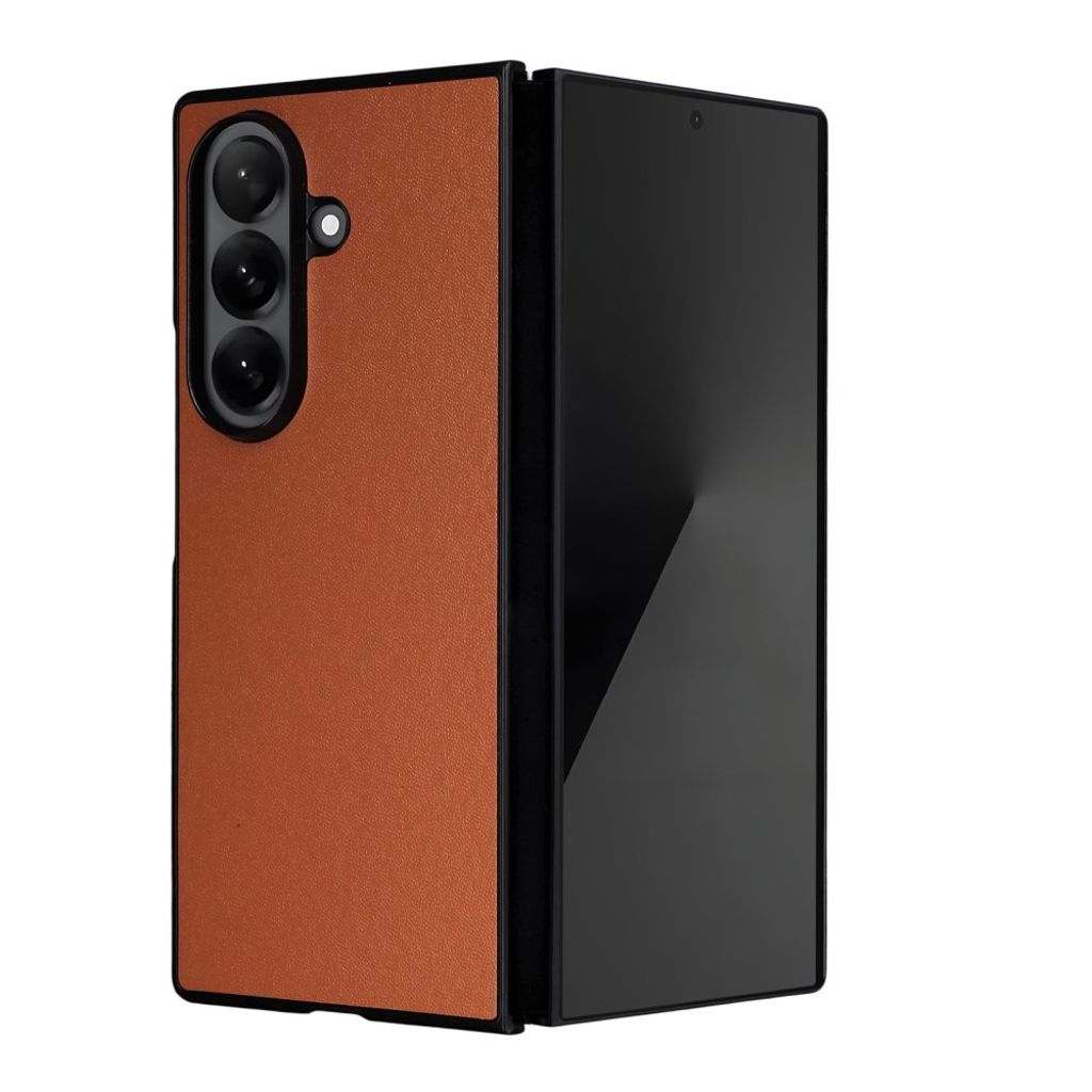 Samsung Galaxy Z Fold7 5G Skal i PU-läder - Brun