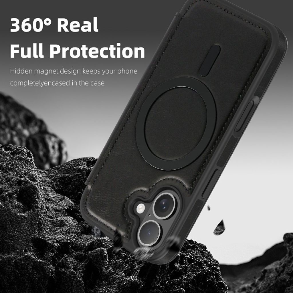 iPhone 17 Pro MagSafe Cover with Card Slots - Black