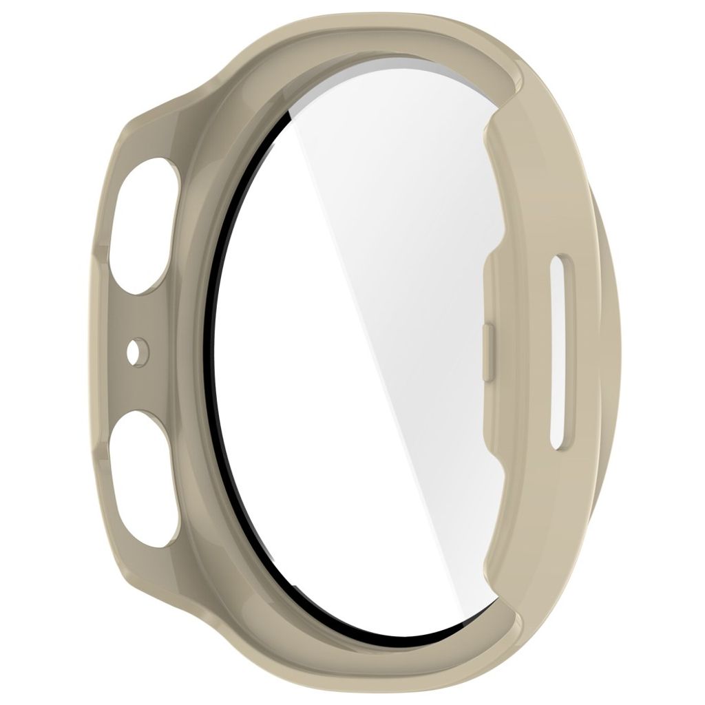 Samsung Galaxy Watch9 44mm Deksel med skjermbeskytter i glass - Hvit