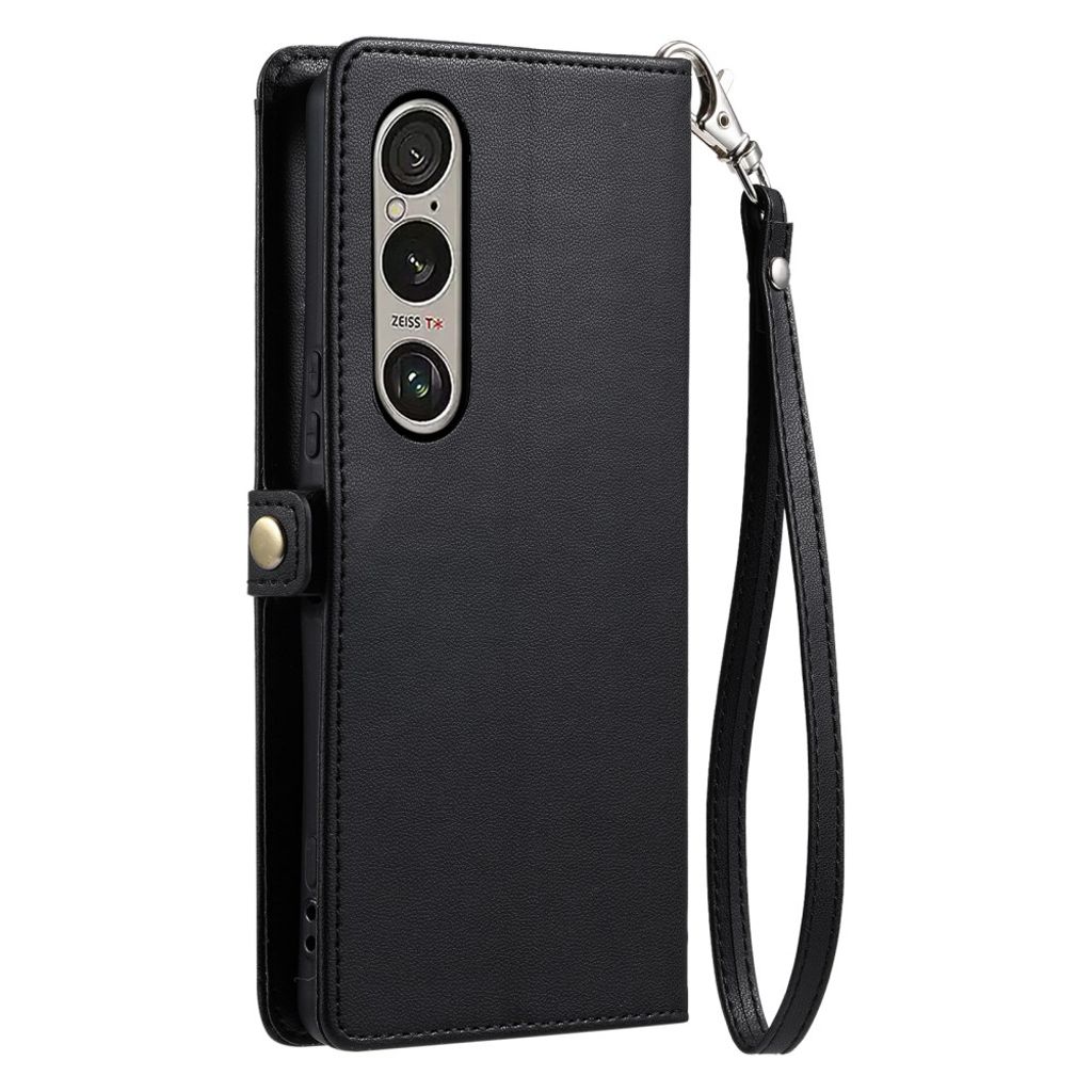 Sony Xperia 1 VII Fodral med Bärrem - Svart