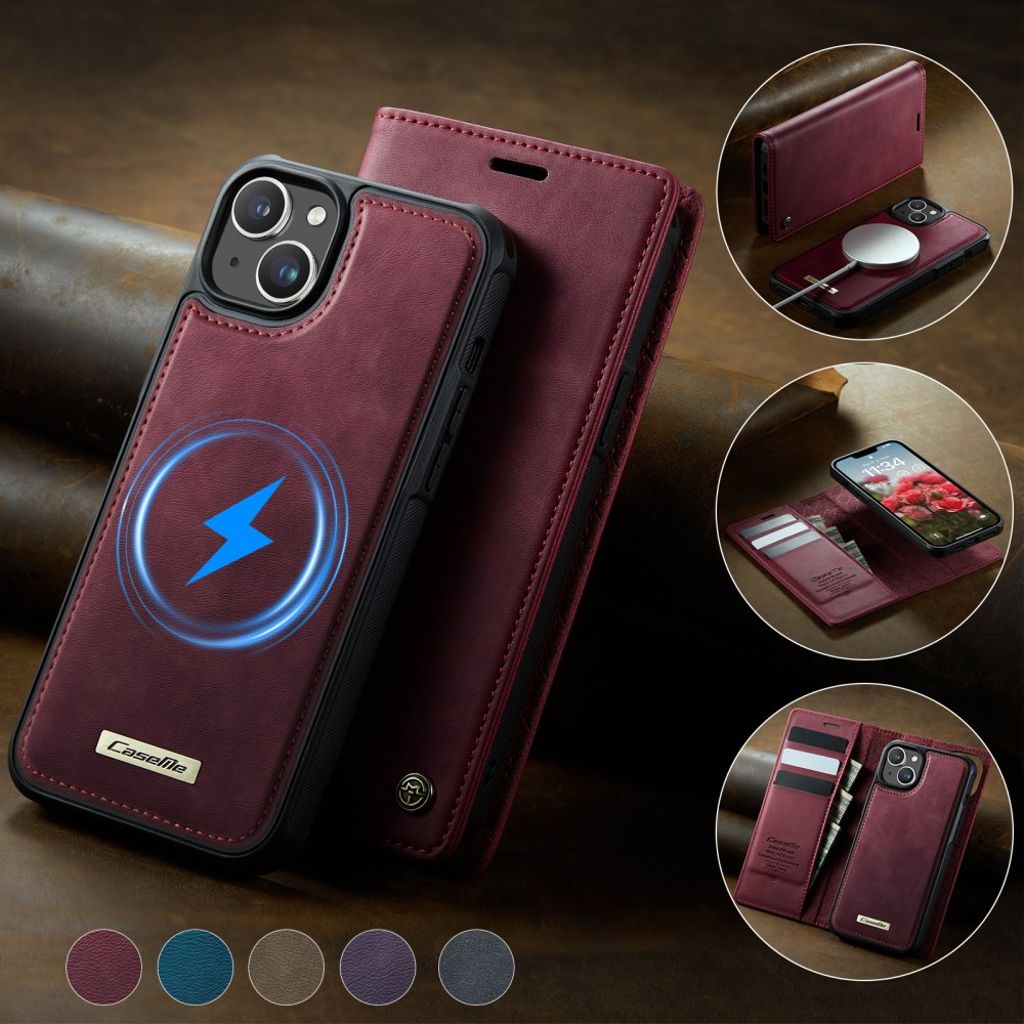 CASEME iPhone 14 Plus / iPhone 15 Plus Kotelo MagSafe - Punainen