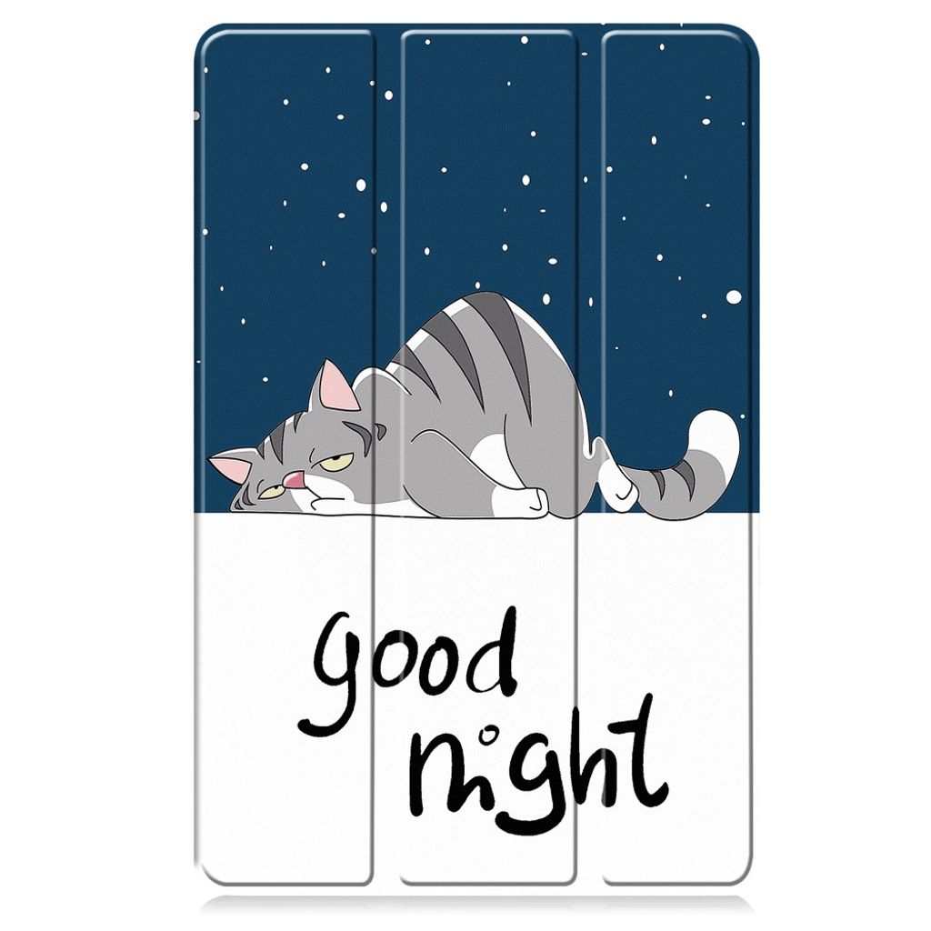 Lenovo Idea Tab Pro Etui Stativ med trykk – Blå