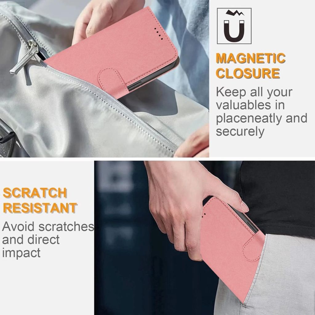 Xiaomi Redmi 15 5G Wallet Cover - Pink