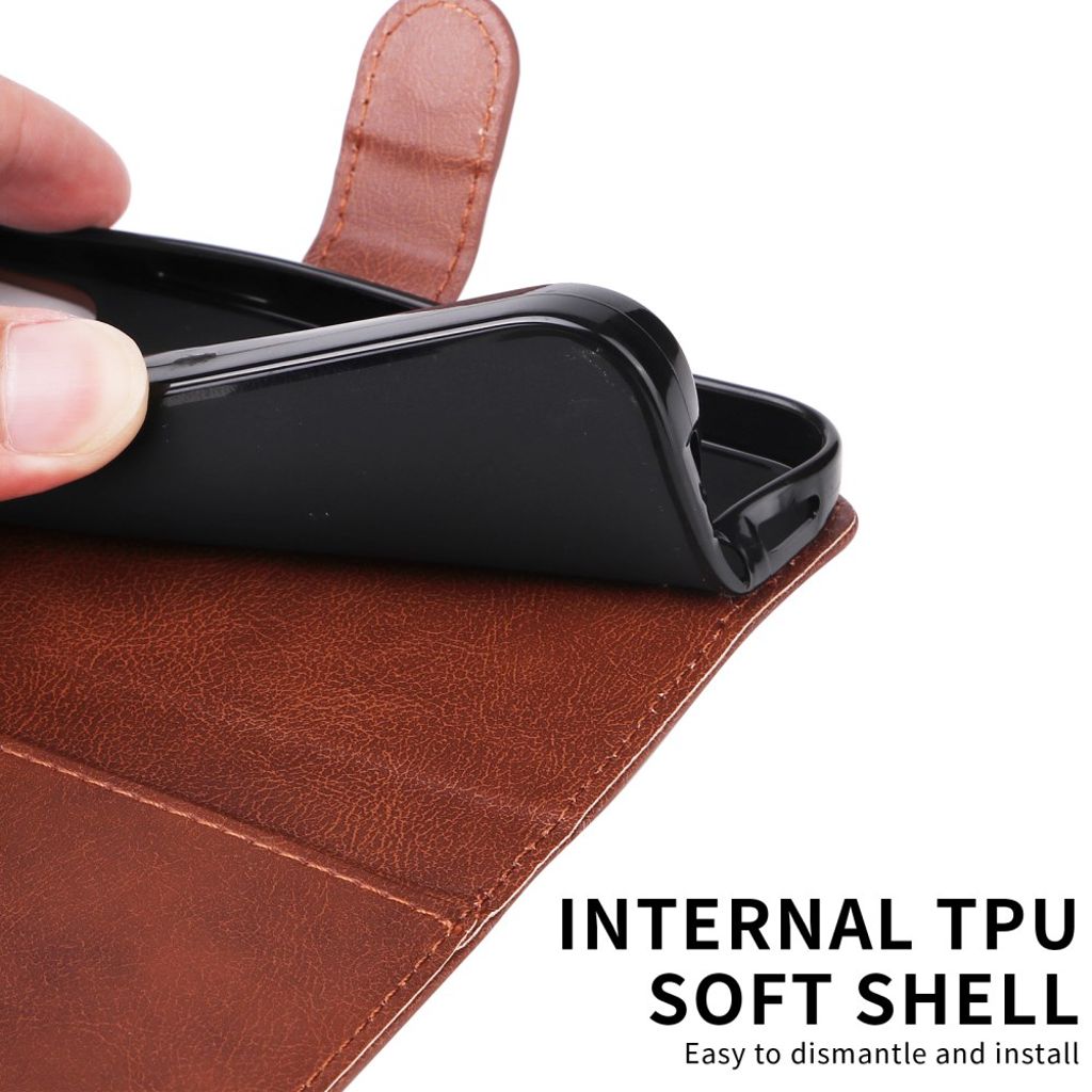 Samsung Galaxy S26 / S26 Pro Etui med Bærestrop - Brun