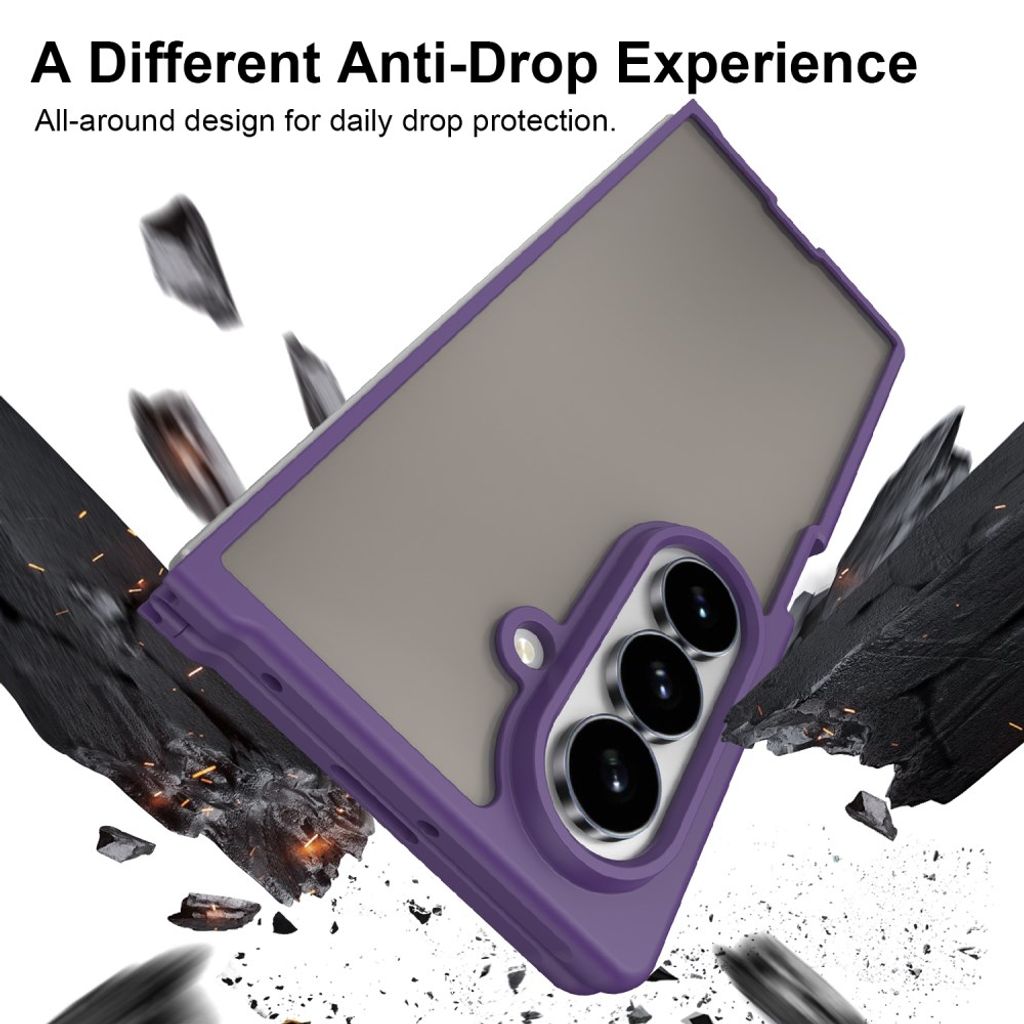 Samsung Galaxy Z Fold8 Ultra Matteret Cover - Lilla