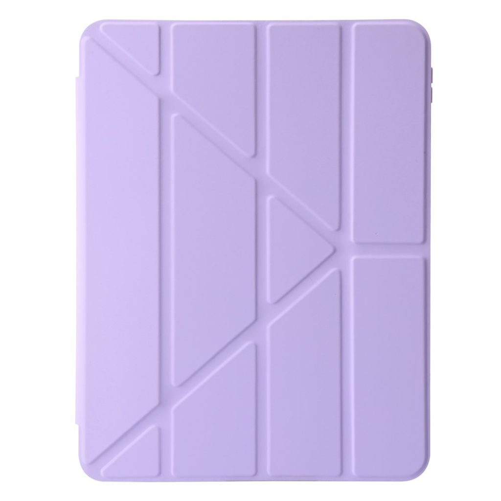 iPad A16 11" 2025/10.9" 2024 Flip cover med foldbar origami-standfunktion - Lilla
