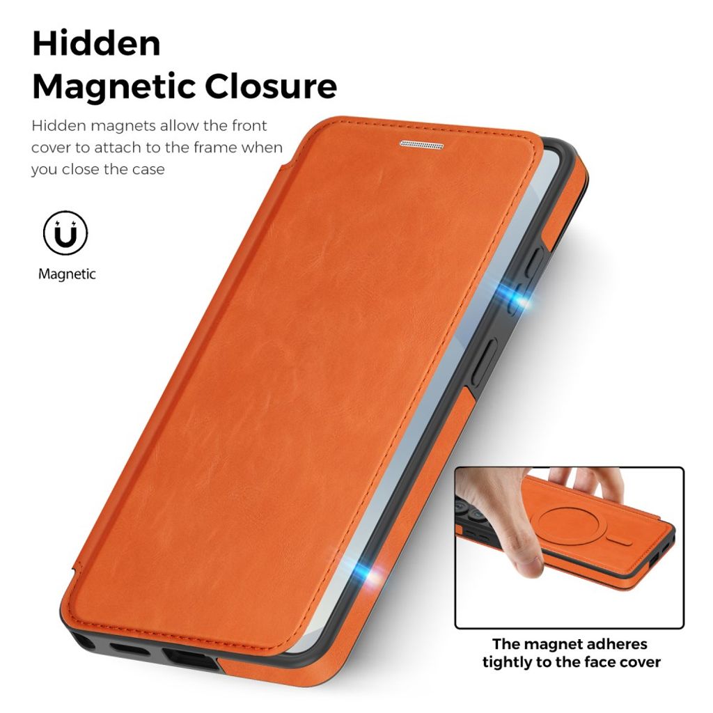Samsung Galaxy S26 Ultra MagSafe Lompakkokotelo - Oranssi