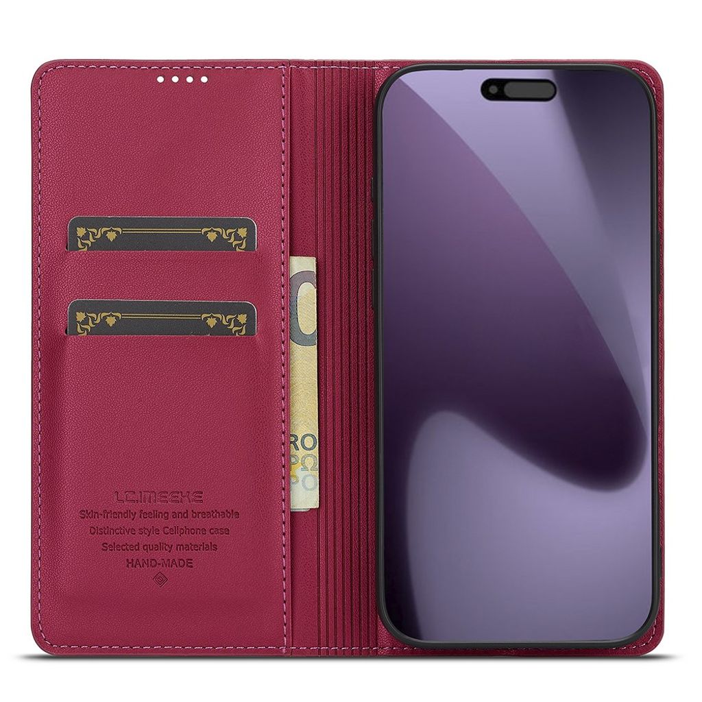 LC.IMEEKE iPhone 17 Pro Max Wallet cover - Pink