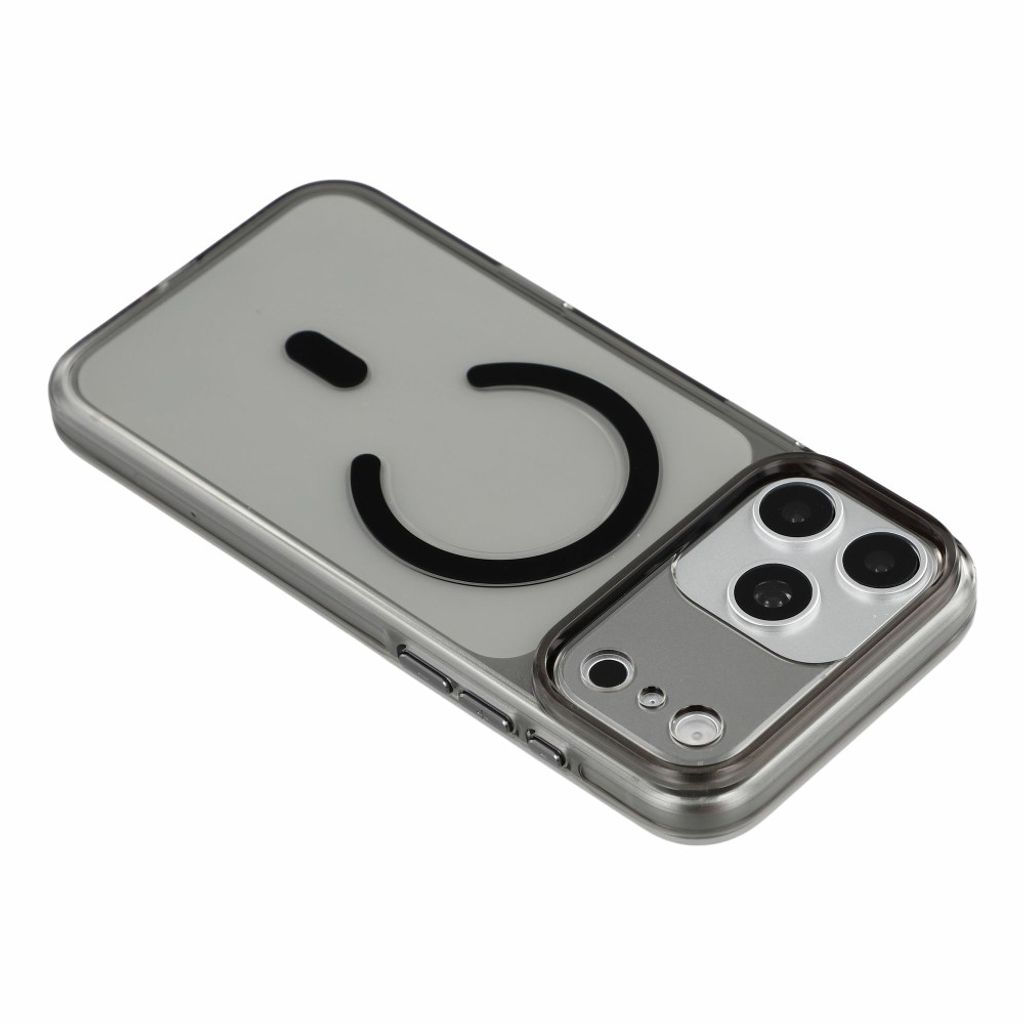 JAUCASE iPhone 18 Pro Max/17 Pro Max MagSafe Kuori - Läpinäkyvä/musta