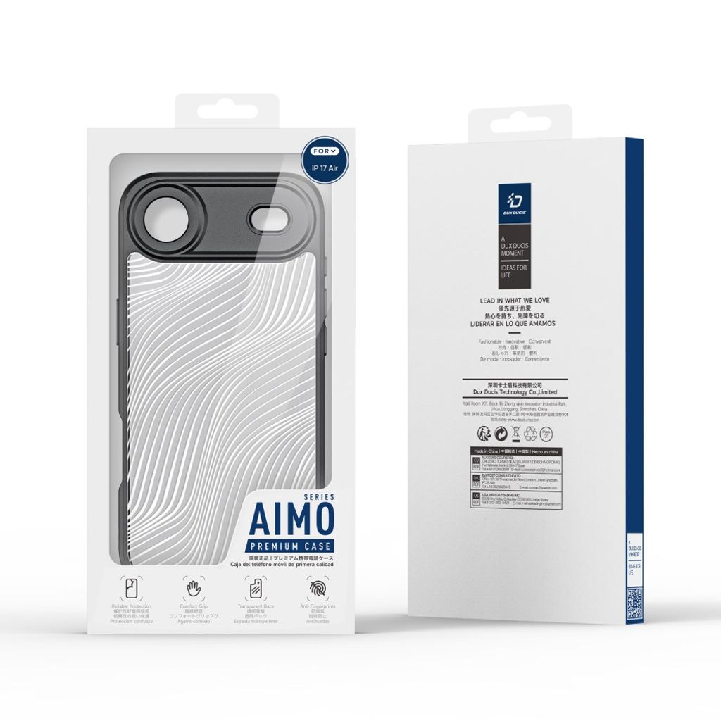 DUX DUCIS iPhone 17 Air Kuori, REACH-sertifikaatti - musta