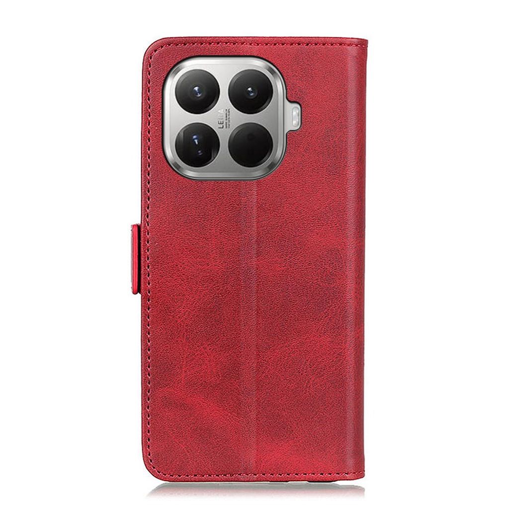 Xiaomi 17T Pro Lompakkokotelo PU nahka - Punainen
