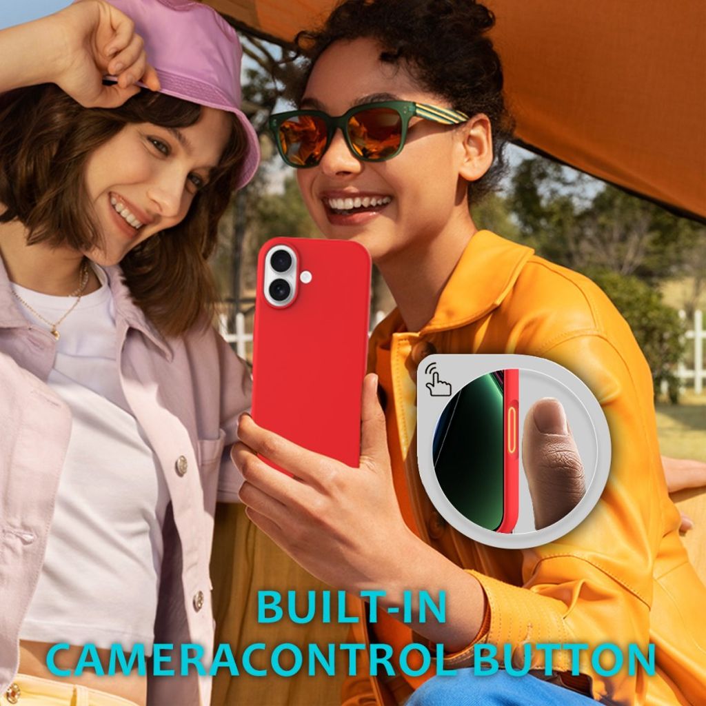 iPhone 17 Silicone Phone Case - Red