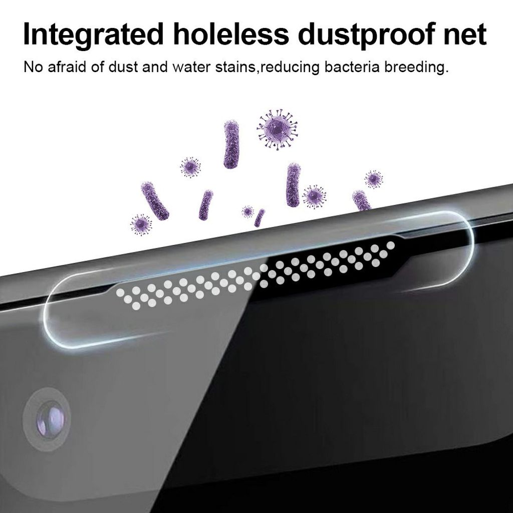 YONGPOLY iPhone 18 Pro Max Skärmskydd Härdat Glas – Svart kant
