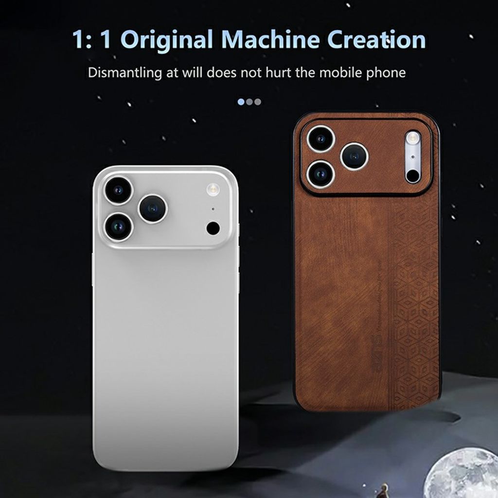 iPhone 18 Pro/17 Pro Skal PU-läder - Lila