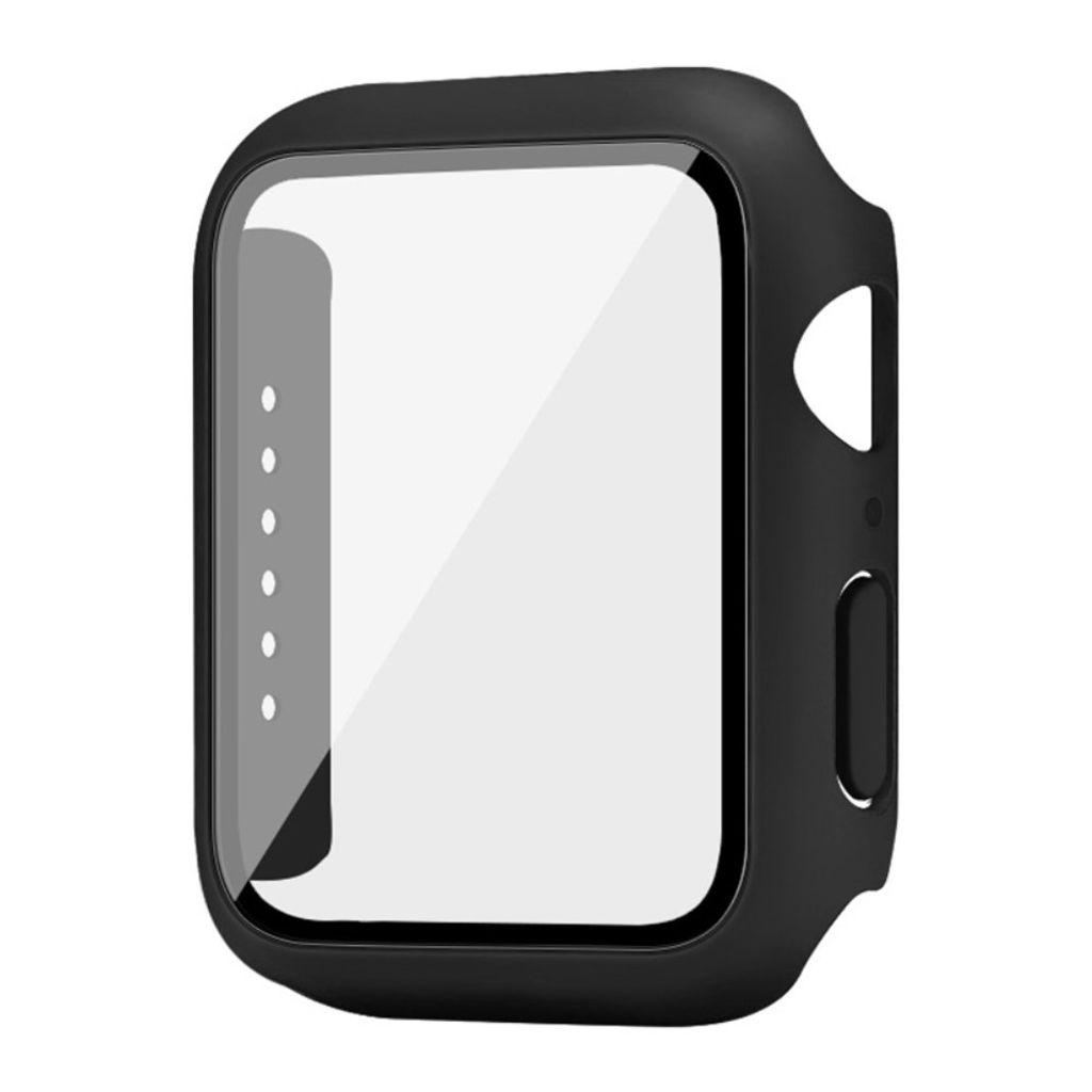 IMAK Apple Watch SE3/SE2/SE1/6/5/4 44 mm deksel med skjermbeskytter – svart