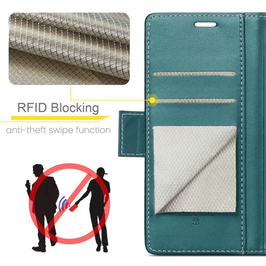 CASEME iPhone 17 Pro Max Etui med Kortspor - Grønn