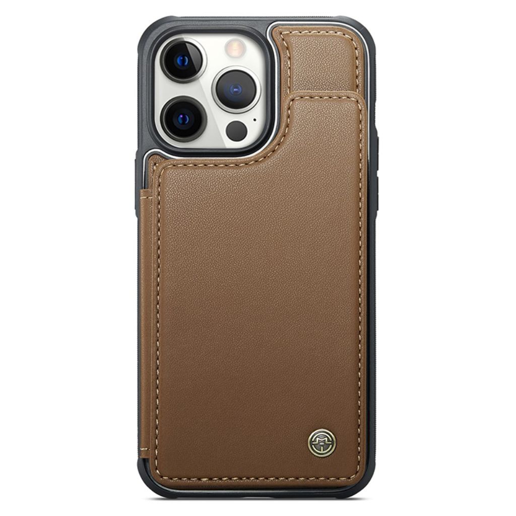 CASEME iPhone 12 Pro Max Cover med Pung - Brun