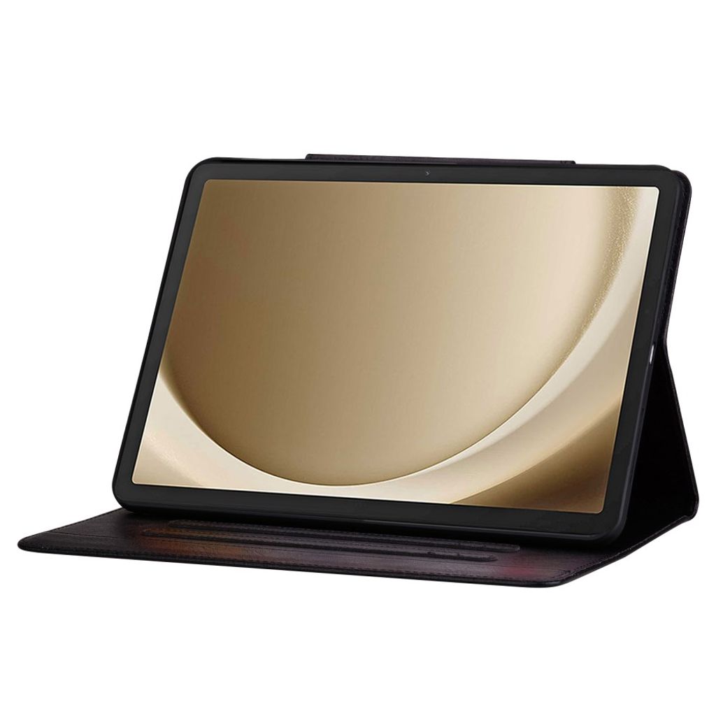 Samsung Galaxy Tab A11 Plus / A9 Plus Fodral i PU-läder - Svart