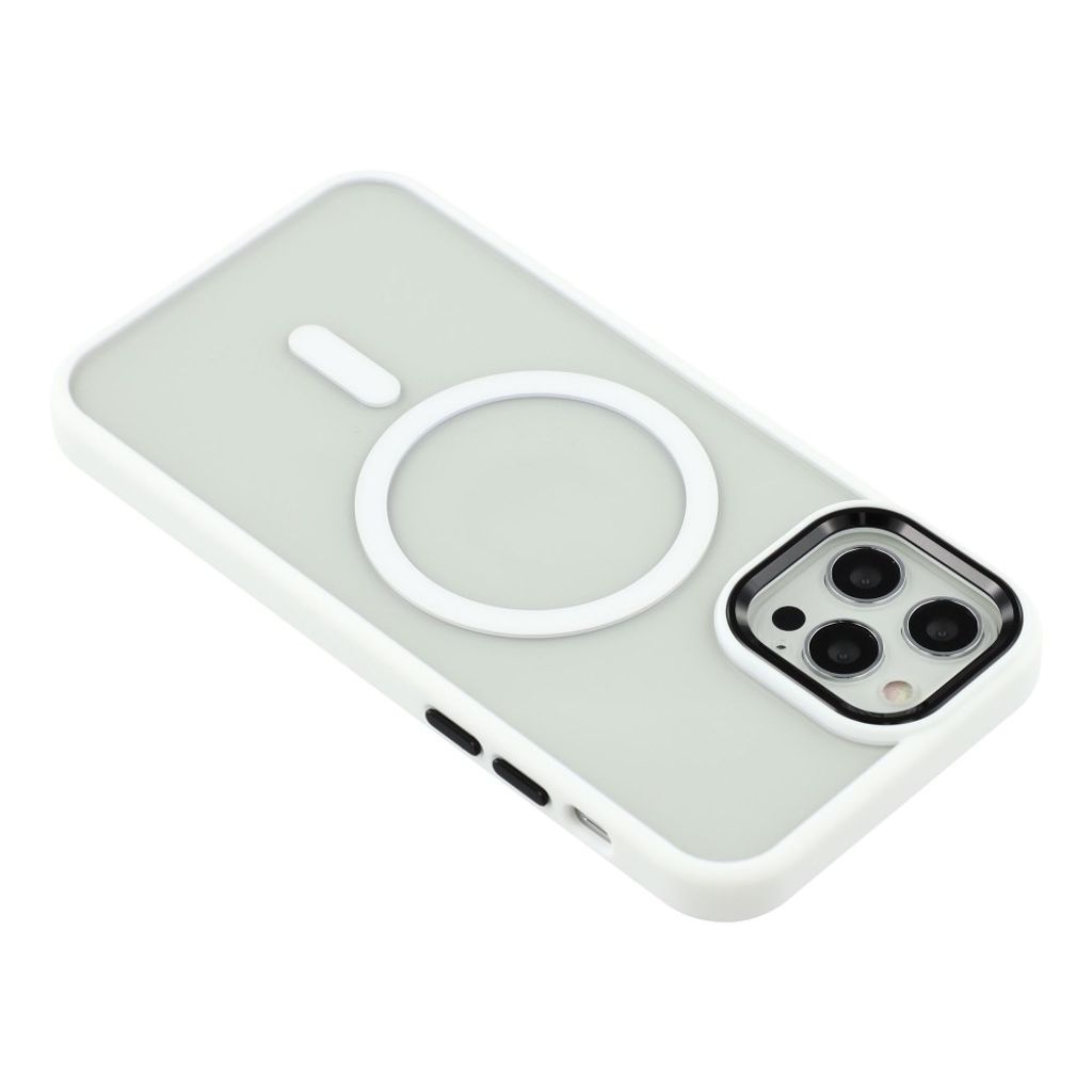 iPhone 12 Pro Max Cover med MagSafe - Hvid