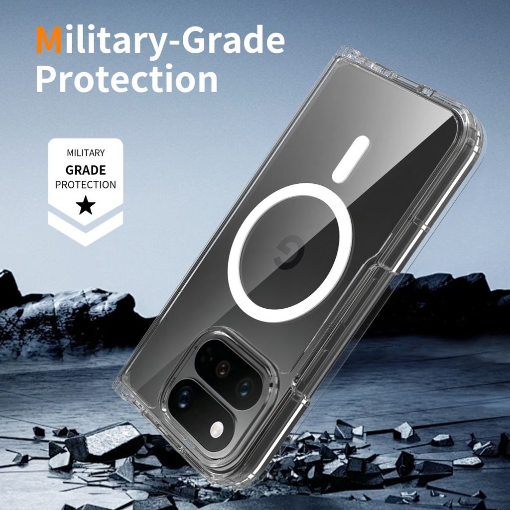 Google Pixel 11 Pro Fold MagSafe Skal - Transparent